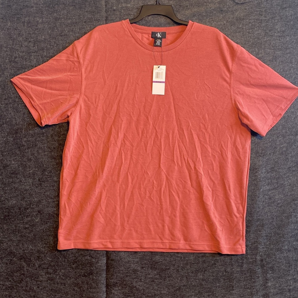 Men's Calvin Klein Casual Ribbed Shirt XXL